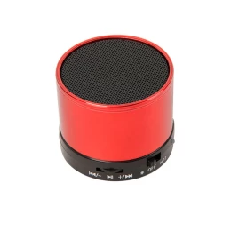 Happy gifts Портативная bluetooth-колонка "Martins", красный, 5,9х5 см,пластик,металл