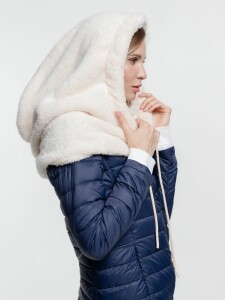 Molti Балаклава-капюшон Flocky, молочно-белая