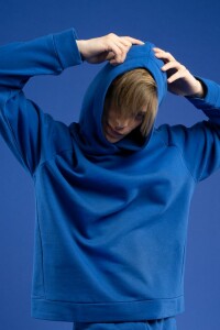 andor Худи унисекс H1, синее