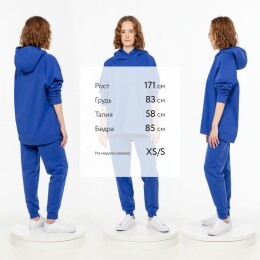 andor Худи унисекс H1, синее