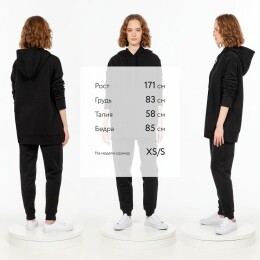 andor Худи унисекс H2, черное