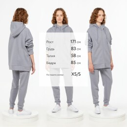 andor Толстовка унисекс H3, серая