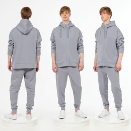 andor Толстовка унисекс H3, серая