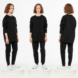 andor Свитшот унисекс S1, черный