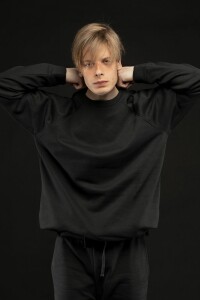 andor Свитшот унисекс S1, черный