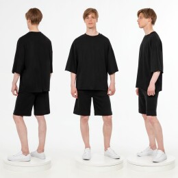 andor Футболка унисекс оверсайз T1, черная