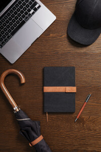 Разное Блокнот VINGA Bosler из переработанного канваса RCS, 80 г/м²