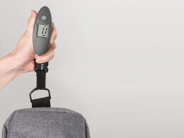 Разное Багажные весы с покрытием soft touch «Gravity», серый