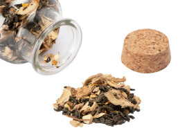 Eat&Bite Чай зеленый, с соком имбиря и кусочками имбиря/апельсина, 150г