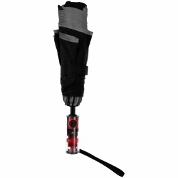 Разное Зонт наоборот складной Futurum со светоотражающим кантом, черный