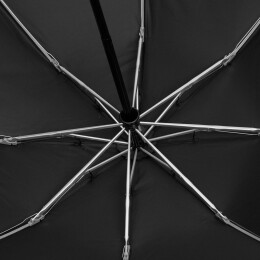 Разное Зонт наоборот складной Futurum со светоотражающим кантом, черный