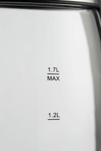 Molti Электрический чайник Lumimore, стеклянный, серебристо-черный