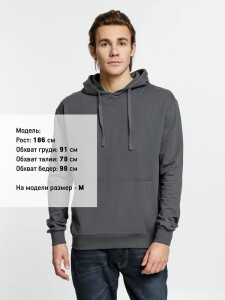 Molti Худи Kirenga 2.0, темно-серое (графит)