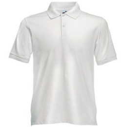 Textile Поло "Slim Fit Polo", белый_2XL, 97% х/б, 3% эластан, 210 г/м2