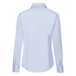 Textile Рубашка "Lady-Fit Long Sleeve Oxford Shirt", светло-голубой_L, 70% х/б, 30% п/э, 135 г/м2