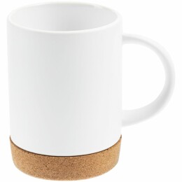 Разное Кружка с пробковой подставкой Corky для сублимационной печати, матовая, белая