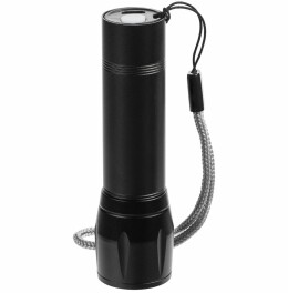 Разное Фонарик аккумуляторный с фокусировкой луча Kirk, черный