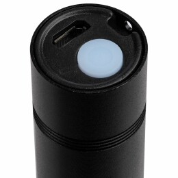 Разное Фонарик аккумуляторный с фокусировкой луча Kirk, черный