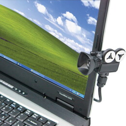 Happy gifts USB-веб-камера с микрофоном "Мотор!"; L=40, D=4,4 см; пластик; тампопечать