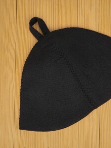 сделано в России Банная шапка Heat Off, черная