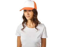 Разное Бейсболка с сеткой Newport, оранжевый/белый