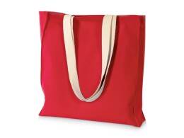 Разное Сумка Donny из хлопка с донной складкой и парусиновыми ручками, красный