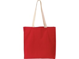 Разное Сумка Donny из хлопка с донной складкой и парусиновыми ручками, красный