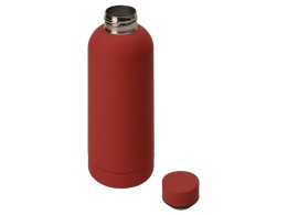 Waterline Вакуумная термобутылка "Cask" Waterline, soft touch, 500 мл, красный (P)