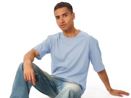 Разное Футболка оверсайз «Liyon» унисекс, небесно-голубой