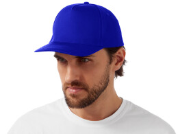 US Basic Бейсболка "Mix" 5-ти панельная 180 гр, кл. синий