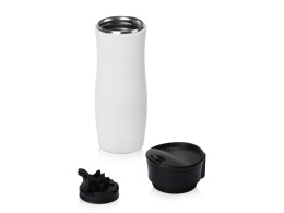 Waterline Вакуумная термокружка с кнопкой Streamline, Waterline, soft-touch, белый (P)