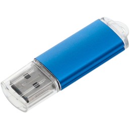 Rusgifts USB flash-карта "Assorti" (8Гб),синяя,5,5х1,7х0,6см,металл