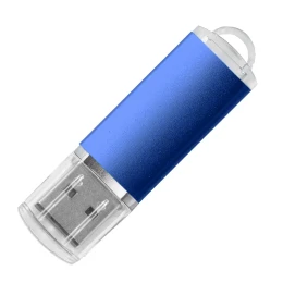 Rusgifts USB flash-карта "Assorti" (8Гб),синяя,5,5х1,7х0,6см,металл