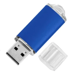 Rusgifts USB flash-карта "Assorti" (8Гб),синяя,5,5х1,7х0,6см,металл