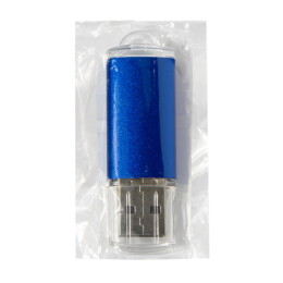 Rusgifts USB flash-карта "Assorti" (8Гб),синяя,5,5х1,7х0,6см,металл