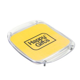 Rusgifts Монетница прозрачная; 20,5 х 17,5 х 2 см; пластик; полноцветная печать на вставку