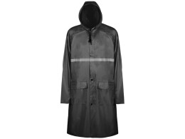 US Basic Длинный дождевик Lanai из полиэстера со светоотражающей тесьмой, черный