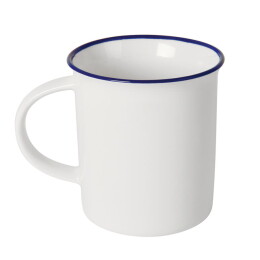 Happy gifts Набор подарочный : кружка, блокнот, ручка, коробка, стружка, белый с синим