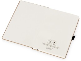 Savio Блокнот "Sevilia Hard", твердая обложка из крафта A5, 80 листов, крафтовый/черный