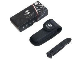 Stinger Нож складной Stinger, 115 мм, (черный), материал рукояти: нержавеющая сталь, стеклотекстолит G10