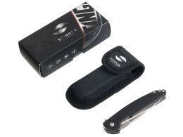 Stinger Нож складной Stinger, 106 мм, (серебристый), материал рукояти: сталь D2, стеклотекстолит G10