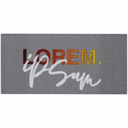 сделано в России Лейбл тканевый Epsilon, XXS, серый