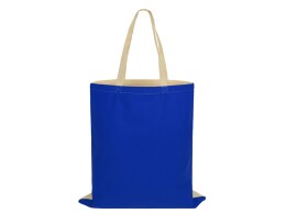 Разное Сумка для шопинга Twin двухцветная из хлопка, 180 г/м2, синий/натуральный (P)