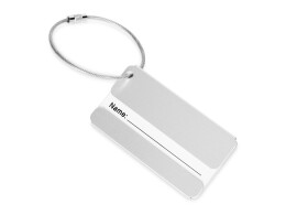 Разное Бирка для багажа "Travel", серебристый