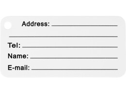 Разное Бирка для багажа "Travel", серебристый
