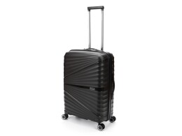 Torber Чемодан TORBER Nevo, чёрный, полипропилен, 45 х 26 х 66 см, 66 л