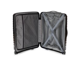 Torber Чемодан TORBER Nevo, чёрный, полипропилен, 45 х 26 х 66 см, 66 л