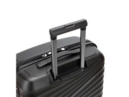 Torber Чемодан TORBER Nevo, чёрный, полипропилен, 45 х 26 х 66 см, 66 л
