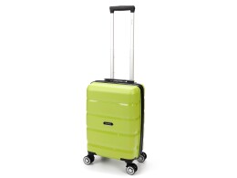 Torber Чемодан TORBER В Отпуск, салатовый, полипропилен, 33 х 22 х 53 см, 35 л