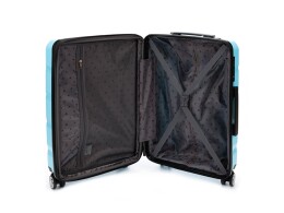 Torber Чемодан TORBER В Отпуск, бирюзовый, полипропилен, 40,5 х 25 х 62,5 см, 55 л